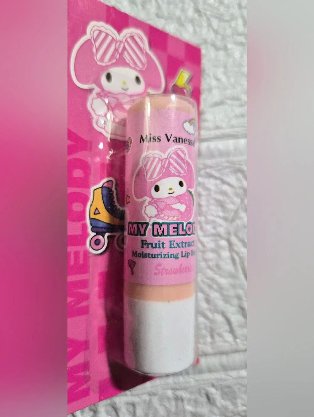 My Melody Pink Strawberry Lip Balm